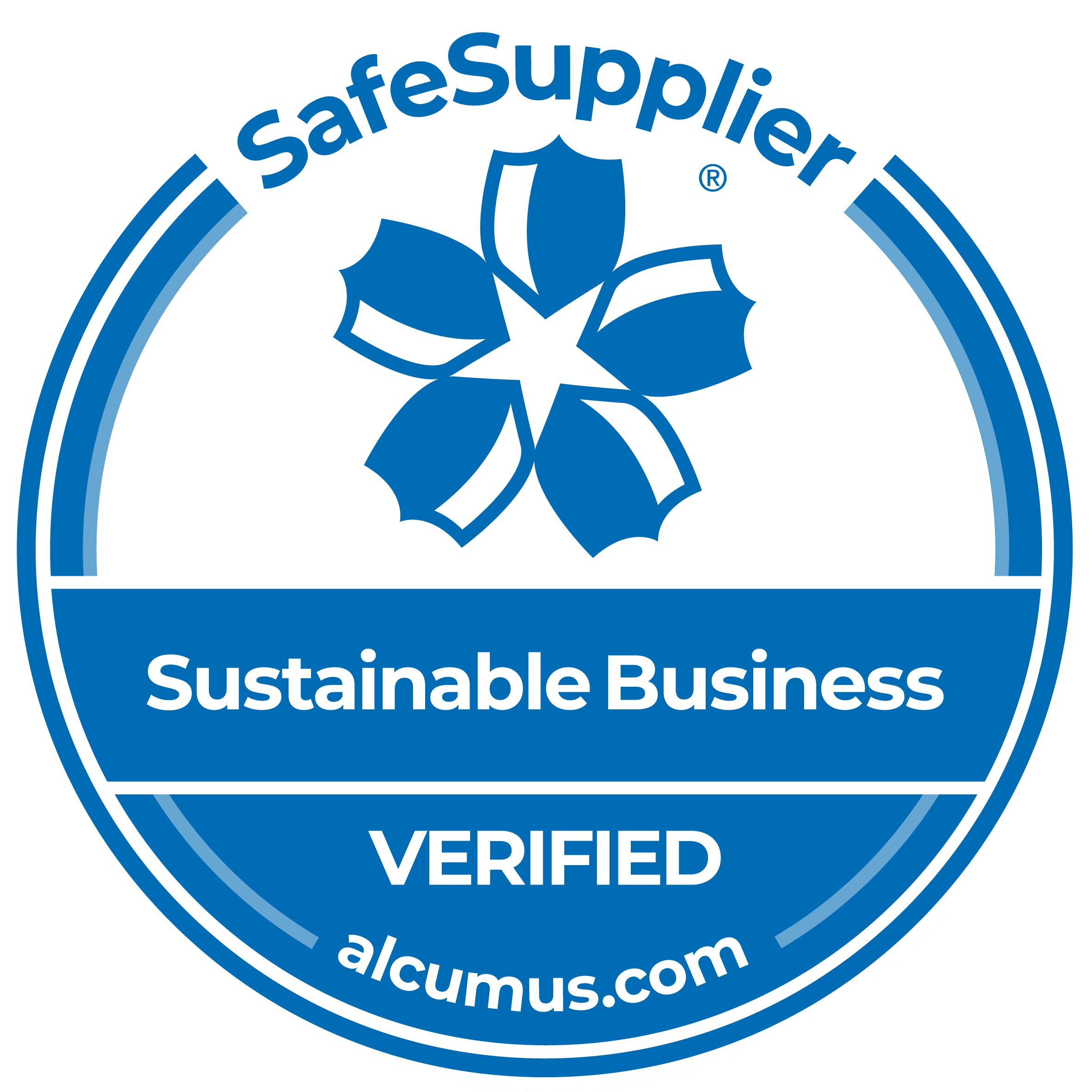 Alcumus SafeSupplier Verification Seal